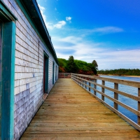 PEI Beach Boardwalk - HDR