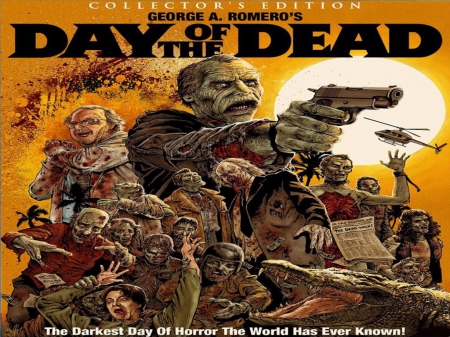 George A. Romero Day Of The Dead - george romero, george a romero day of the dead, zombies, horror, day of the dead