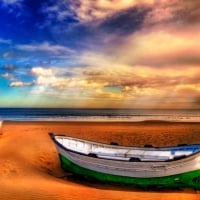 Boats at perfect beach