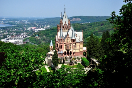 Germany, Castle Drachenburg - Drachenburg, Castle, Germany, City