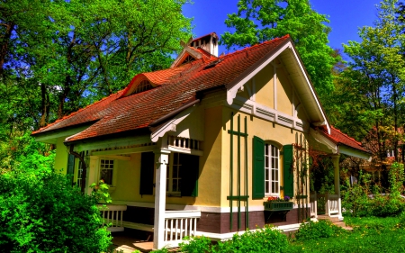 Small cottage in the countryside - countryside, Small, in, the, cottage