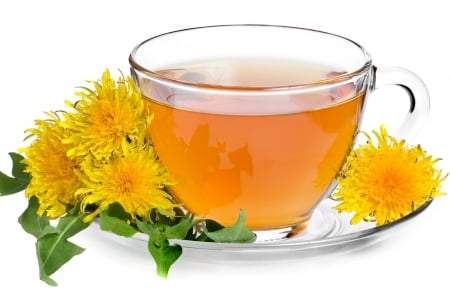 Tea - drink, yellow flowers, cups, tea, cup, yellow, flowers, drinks, flower