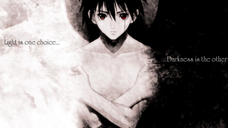 Shining Tears - wings, shining, game, dark, xion, anime, male, tears