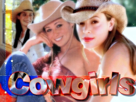 Cowgirls - women, fun, female, beautiful, hats, models, western, girls, cowgirls, fantasy, rodeo