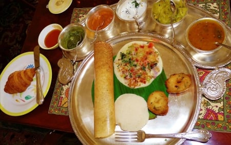 Indian breakfast - indian breakfast, foods, cool, fun, yummy, entertainment