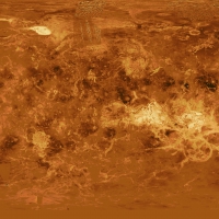 satellite map of Venus