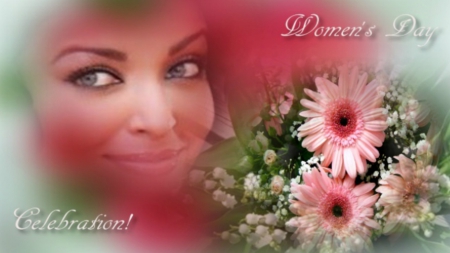 ~*~ Women's Day Celebration ~*~ - flowers, woman, womens day, happy womens day, dia da mulher