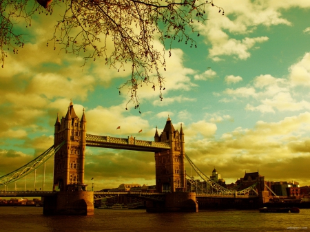 London bridge - england, bridge, london, uk