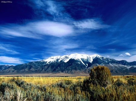 Snow Capped Mountains - Idaho, Northern, Beautiful, Mountain, Sky