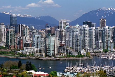 Vancouver, Canada - city, water, vancouver, skyscrapers