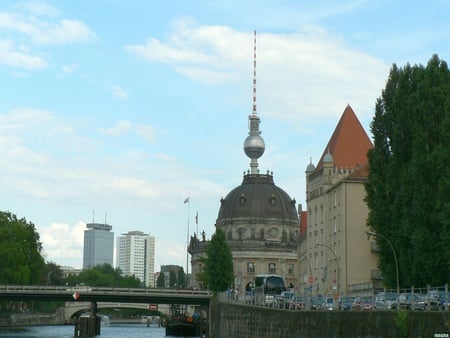 Untitled Wallpaper - skyline, city, buildings, cityscape, germany, old, berlin, mixed, building