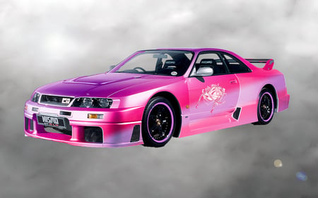 Untitled Wallpaper - ladys, car, pink