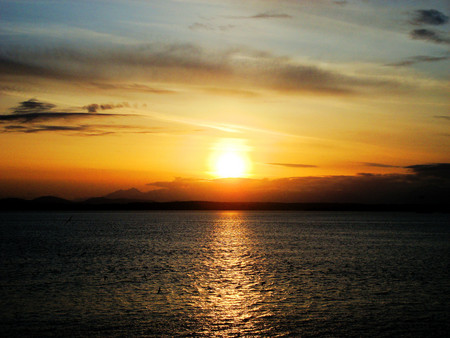 Untitled Wallpaper - sky, lake, cloud, sunset, washington