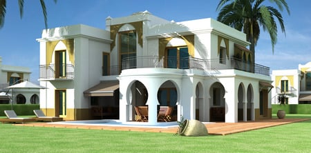 Villa Camiela  - villa, tropical, architecture, modern, house