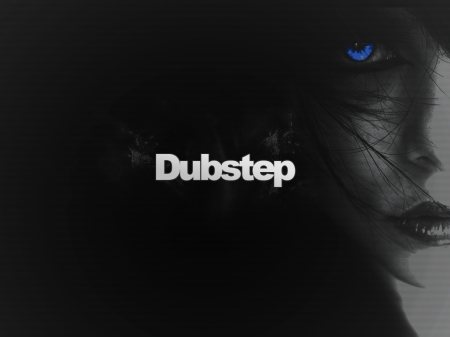 Dubstep - blu, dubstep, blue eyes, music, girl, eyes