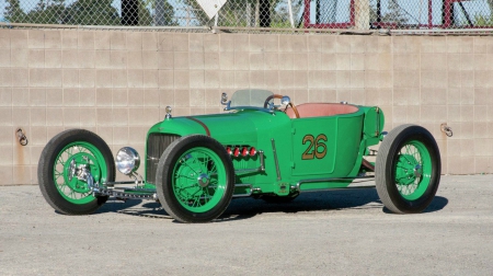 1926-Ford-Model-T - classic, green, 1926, roadster