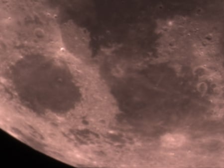 mare and crater - moon, mare, space, crater