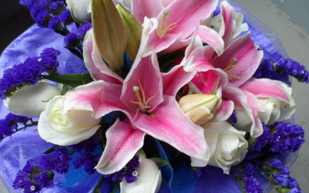 Beautiful flowers - flowers, lily, bloom, pink