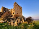 ruins on a hill