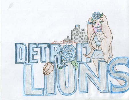 She's A Lions Fan - bandele gatson, ajainimodeling, the ajaini agency, disney