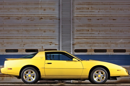 92 Pontiac Firebird - mag wheels, pontiac, yellow, gm