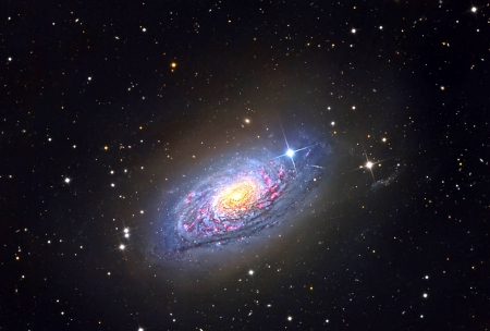 Messier 63: The Sunflower Galaxy - fun, stars, galaxy, cool, space