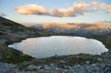 Mountain Lake - sky, lake, photo, photography, nature, mountain, bulgaria