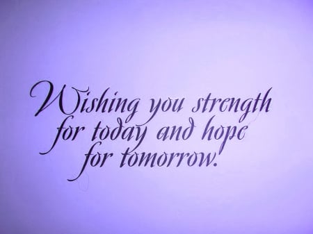 Wishing you - wishes, message, hope, strength, poster