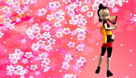 Virtual Geisha - cartoons, yumi ishiyama, tv series, code lyoko, cute