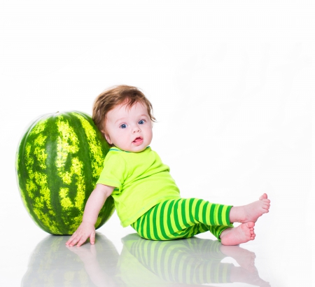 â™¥ - pure love, child, watermelon, cute, baby, sweet, love, adorable, babies