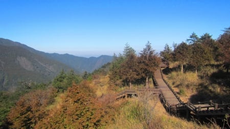 Mountain trail - Mountain, trail, scenery, Mountain climbing