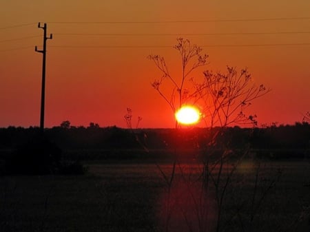 Beautiful Sunset - sunset, nature, photography, road, photo, Bulgaria, sky