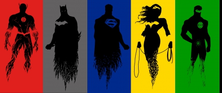 Justice League - batman, superman, Justice, League