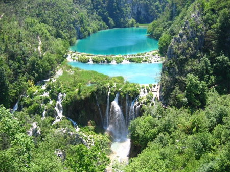 Plitvice Lake - fun, nature, lake, forest, cool