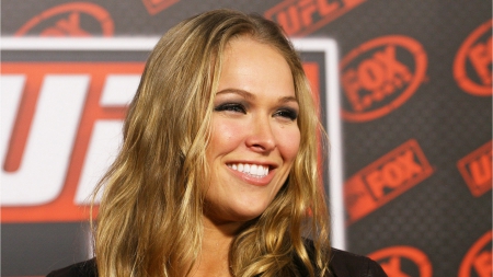 Ronda Rousey - athlete, UFC, blondes, Ronda Rousey, MMA, smiling