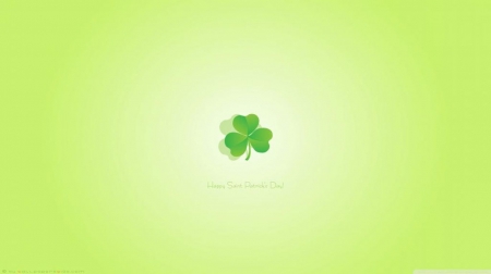 Happy St. Patricks' day - abstract, Irish, Ireland, HD, backround, green, 3D and CG, wallpaper, clover, luck