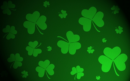 St. Patrick's Day Clovers - st patricks day, clovers, green, clover, shamrocks, shamrock