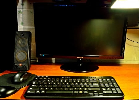 Cyber Workstation - desktop, workstation, computer workstation, mouse, keyboard, cyber workstation