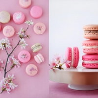 Sakura (Cherry Blossom) Macarons