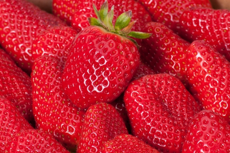 ♥Strawberry♥ - berries, fresh, strawberry, red, yummy, texture