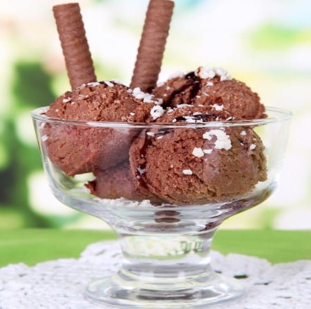 ♥Chocolate Ice Cream♥ - ice cream, chocolate, dessert, sweet