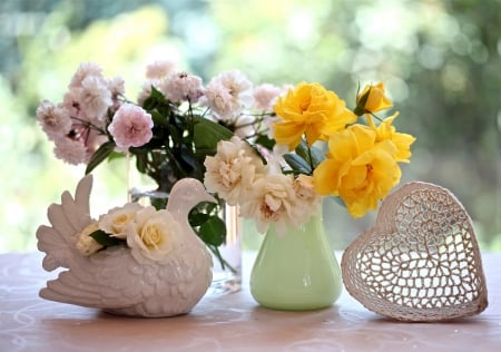 Spring - Easter Decoration - easter, flowers, still life, decoration, spring