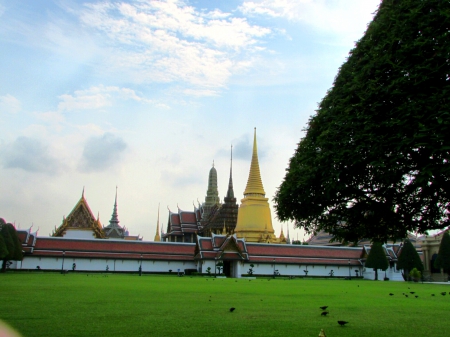 The Grand Palace - sky, grand palace, thailand, religious