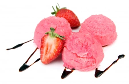 â™¥Ice Creamâ™¥ - ice cream, yummy, dessert, strawberry