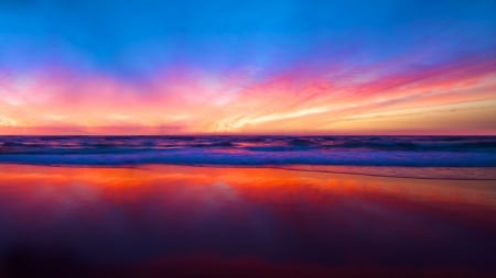 Sunset - cloud, Sunset, nature, sky