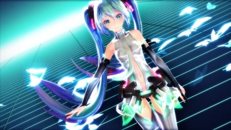 miku hatsune - awesome miku, nice hair, cool, amazing miku