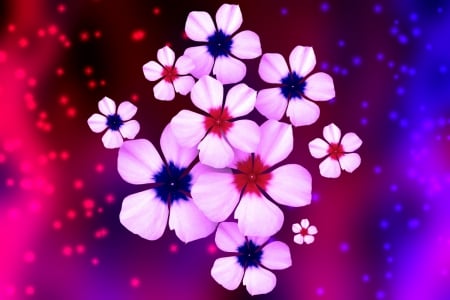 Floral background - pretty, floral, background, photoshop, beautiful, flowers, spring