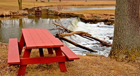 Relaxing Park Scene - relaxing park scene, park, tranquil park, relaxing park