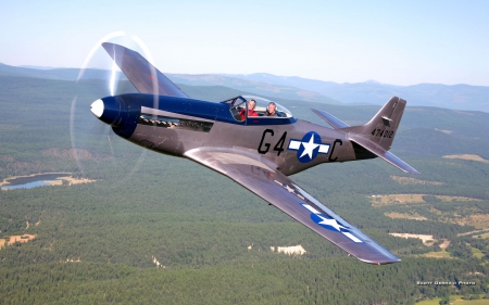 p51d mustang - 5p, p, 1, d