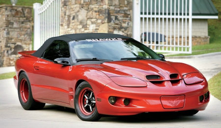 Pontiac-Trans-Am-Ws6-Convertible - Red, GM, 2000, Trans Am